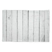 Gray Rustic Monogram Kussensloop (Achterkant)