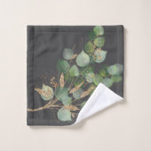 GRAY SAGE EUCALYPTUS BATHROOM TOWEL SET BAD HANDDOEK (Wasdoekje)