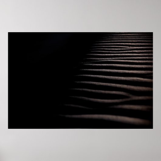 GRAY SAND IN CHIAROSCURO FOTOGRAFIE POSTER (Voorkant)