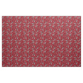Gray Saxophone Music Note Pattern Stof (Fat Quarter)