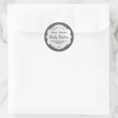 Gray Scented Body Butter Product Labels (Tas)