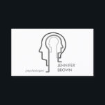 Gray Scheme Mind Science Human Head Visitekaartje<br><div class="desc">Gray Scheme Mind Science Human Head</div>