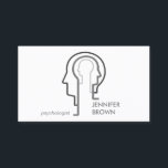 Gray Scheme Mind Science Human Head Visitekaartje<br><div class="desc">Gray Scheme Mind Science Human Head</div>