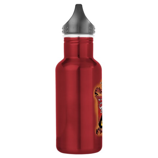 Gray School of Wizardry Flames Water Bottle Waterfles (Links)