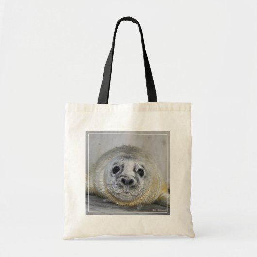 Gray Seal Pup Tote Bag (Voorkant)