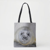 Gray Seal Pup Tote Bag (Voorkant)