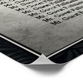 Gray Seating Chart Poster (Hoek)