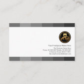 Gray Shade Stripes Personeelswerving Visitekaartje (Achterkant)