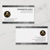 Gray Shade Stripes Personeelswerving Visitekaartje (Voorkant / Achterkant)