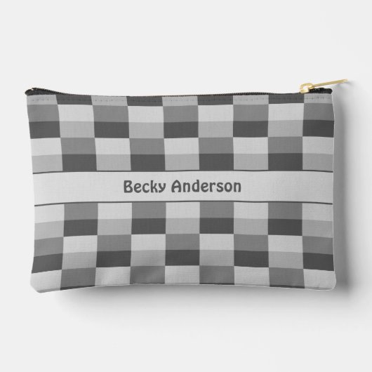 Gray Shades Color Blocks Etui (Achterkant)