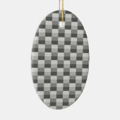 Gray Shades Color Blocks Keramisch Ornament (Rechts)