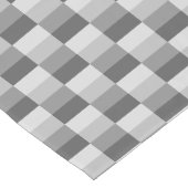 Gray Shades Color Blocks Korte Tafelloper (Hoek)