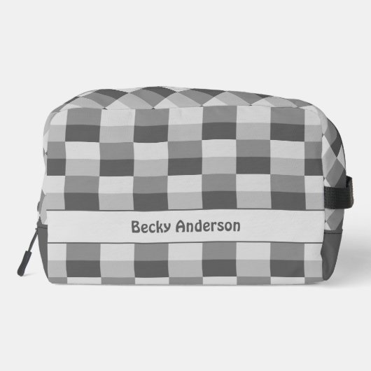 Gray Shades Color Blocks Toilettasje (Achterkant)