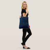 GRAY SHARK IN LICHAAM WATER TOTE BAG (Op model)