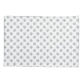 Gray Shih Tzu Cute Cartoon Dog Illustratie Kussensloop (Achterkant-Links)