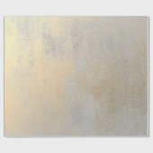 Gray Silver Champaign Sepia Foxier Gold Abstract Cadeaupapier (Vlak)