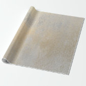 Gray Silver Champaign Sepia Foxier Gold Abstract Cadeaupapier (Uitgerold)