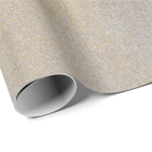 Gray Silver Champaign Sepia Foxier Gold Abstract Cadeaupapier (Rol Hoek)
