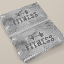 Gray Silver Fitness Trainer Social Media