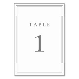 Gray Silver Modern Minimalist Kaart
