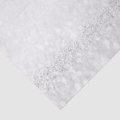 Gray Silver Sparkl Glitter White Girly 16e Bridal Tissuepapier (Detail)