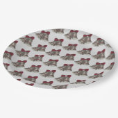 Gray Silver Wedding Bells Marriage Jubileum Papieren Bordje (Gekanteld)