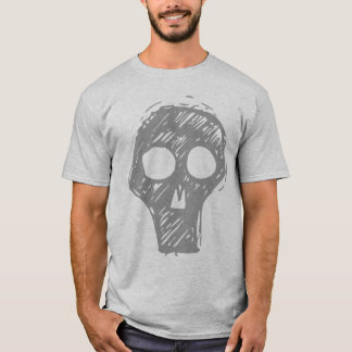 Gray Skull Grey T-Shirt
