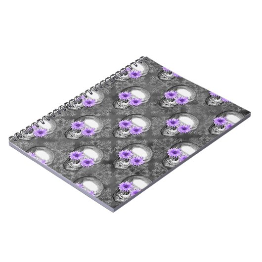 Gray Skull-notitieboek Notitieboek (Linkerzijde)