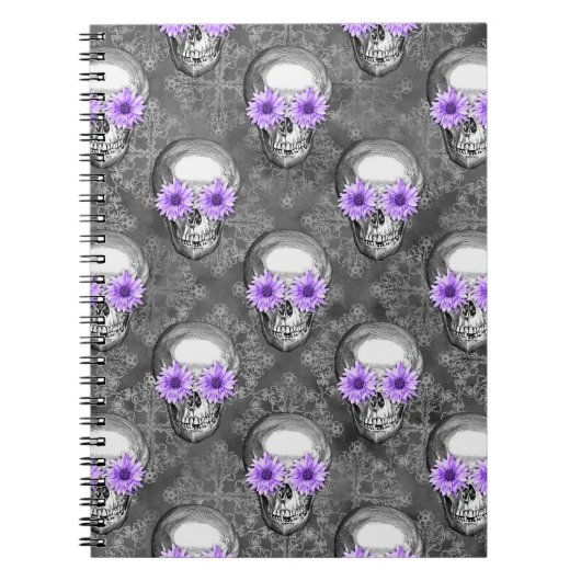 Gray Skull-notitieboek Notitieboek (Voorkant)