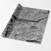 Gray Slate Rock Surface Cadeaupapier (Uitgerold)