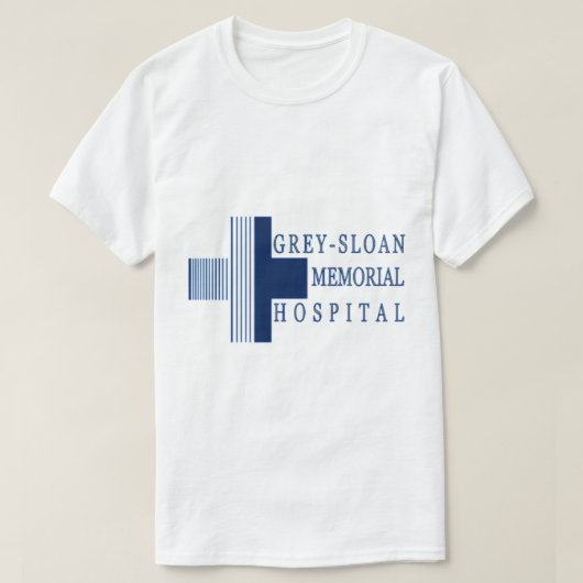 Gray Sloan Memorial Hospital Logo T-shirt (Design voorkant)