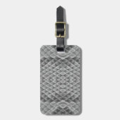 Gray Snakeskin Bagagelabel (Voorkant verticaal)