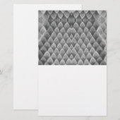 Gray Snakeskin Briefpapier (Voorkant / Achterkant)