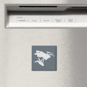 Gray Snowmobiler Magneet (Insitu (Vaatwasser))