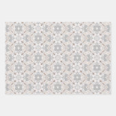Gray Spanish Tile Pattern Inpakpapier Vel (Voorkant 2)
