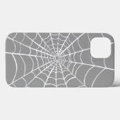 Gray Spider Web Case-Mate iPhone Case (Achterkant (horizontaal))