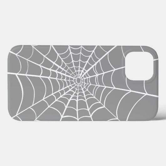 Gray Spider Web Case-Mate iPhone Case (Achterkant (horizontaal))