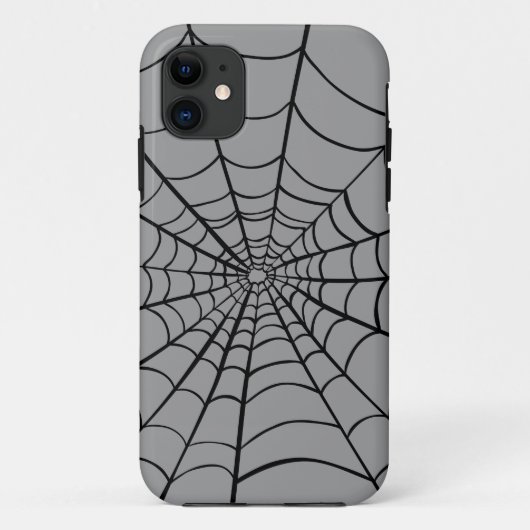 Gray Spider Web Case-Mate iPhone Case (Achterkant)