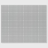 Gray Squares Patroon Cadeaupapier (Vlak)