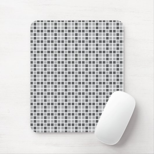 Gray Squares Patroon Muismat (Met muis)