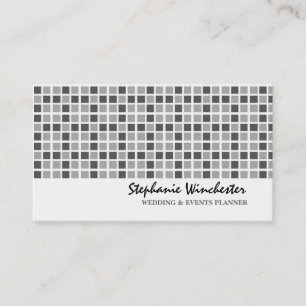 Gray Squares Patroon Visitekaartje