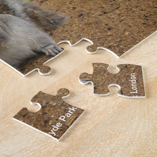 Gray Squirel Hyde Park Londen Legpuzzel (Zijkant)