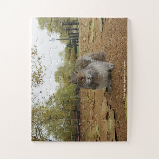 Gray Squirel Hyde Park Londen Legpuzzel (Verticaal)