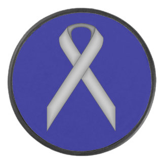 Gray Standard Ribbon door Kenneth Yoncich Hockey Puck