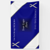 Gray Standard Ribbon door Kenneth Yoncich Spandoek (Verticaal)