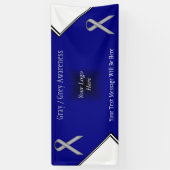 Gray Standard Ribbon door Kenneth Yoncich Spandoek (Verticaal)