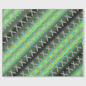 Gray Standard Ribbon Pattern door Kenneth Yoncich Cadeaupapier (Vlak)