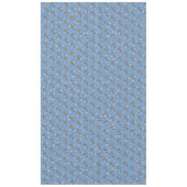 Gray Star Blue Red Robin Wreate Kerstmis Tafelkleed (Voorkant)