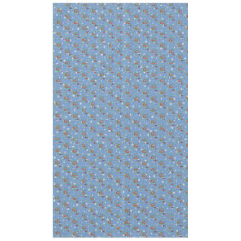 Gray Star Blue Red Robin Wreate Kerstmis Tafelkleed