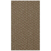 Gray Star Choclate Red Robin Wreath Kerstmis Tafelkleed (Voorkant)